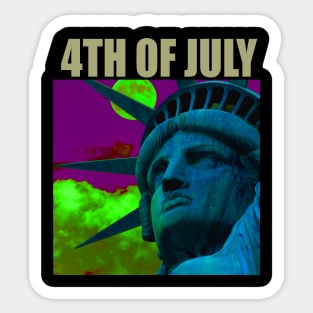 4th of July Sticker